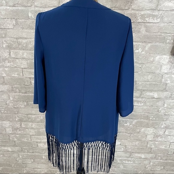 Nanette Lepore L’AMOUR Fringed Kimono - Picture 2 of 5